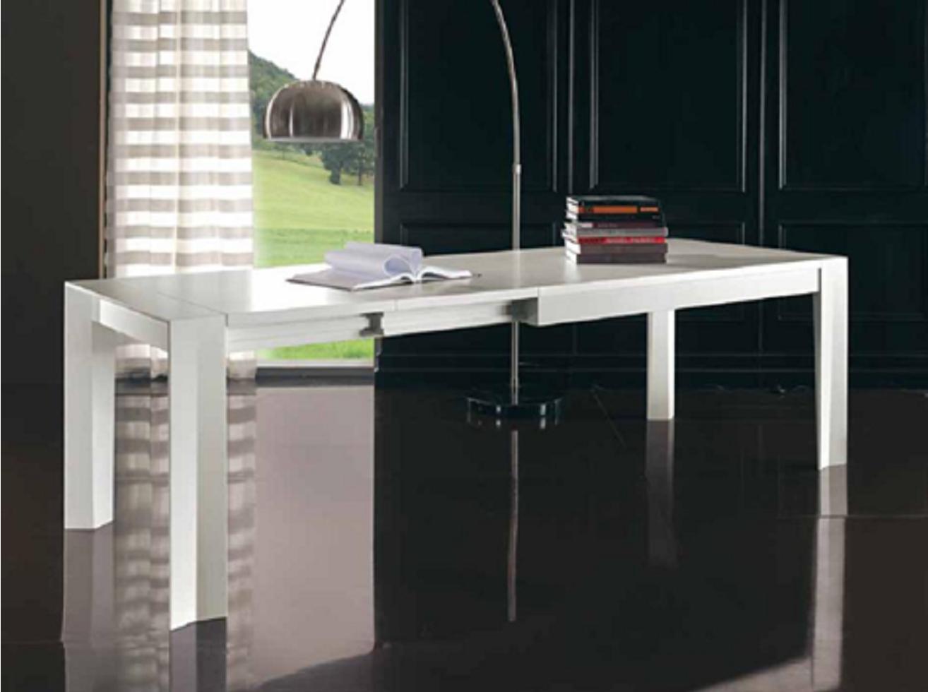 La tavola :. arredamenti tavoli e sedie mobili in legno massello ... Tavolo 120x120 bianco